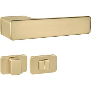 MPK - PERFECTA - RT rozety WC, klika/klika OLS - Mosaz broušená