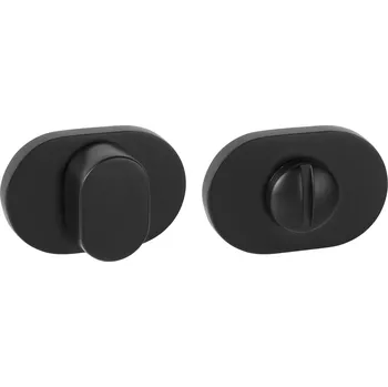 Dveřní kování MPK - ROZETA IMPRESSA - OR rozety WC BS - Černá matná