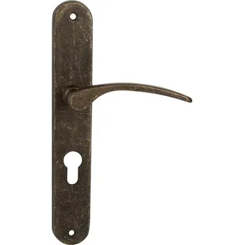 MPK - LAURA PZ otvor pro vložku, klika/klika, 90 mm OBA - Antik bronz