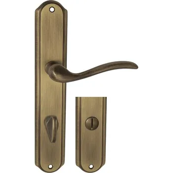 MPK - JULIA - SO klika/klika, WC klíč, 90 mm OGS - Bronz česaný matný