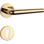 AT - FUNKIA - R 7S klika/klika, rozety PZ OLV PVD - Mosaz leštěná lakovaná PVD