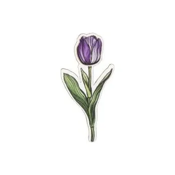 Brož Dřevěná brož Tulipán s praktickým zapínáním a možností výměny či vrácení do 30 dnů zdarma. - BR250