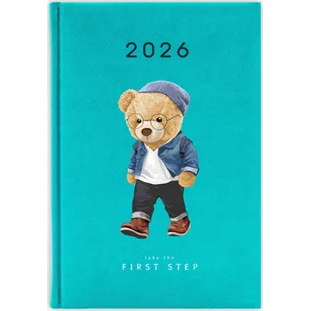 Kalendář Knižkový kalendář 2026 A5 FunnyCase modrý