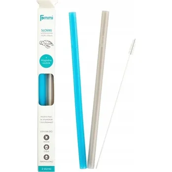 Silikonová Opakovaně Použitelné Fommi Brčka 2 ks