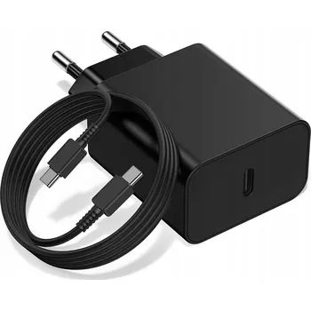 SADA RYCHLÁ SÍŤOVÁ NABÍJEČKA ZDROJ PD 45W + KABEL USB-C - PD 200cm