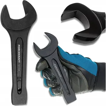 Klíč FORCEKRAFT Úderový Otevřený Klíč pro Podbíjení 34mm, 200mm, Cr-Mo