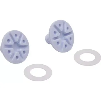 Helma na motorku Fox V1 Visor Screw Kit white