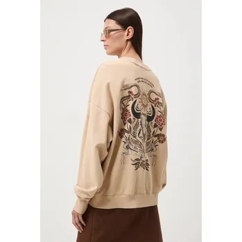 Dámská mikina Bavlněná mikina Medicine dámská, béžová barva, s potiskem RW25-BLD401 08X, vel. XL