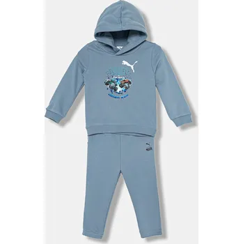 Dětská tepláková souprava Puma PUMA X HOT WHEELS MINICATS Loungewear Set INF TR 632399 modrá 55X, vel. 68
