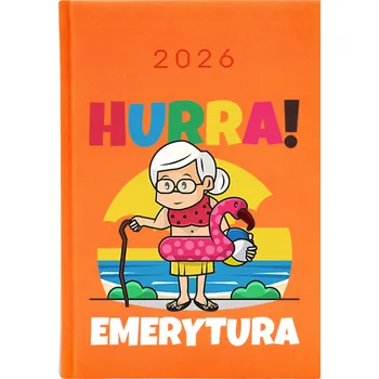 Kalendář Knižkový kalendář 2026 A5 Cute Cups oranžový