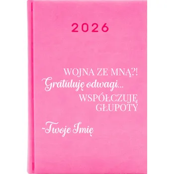 Kalendář Knižkový kalendář 2026 A5 růžový