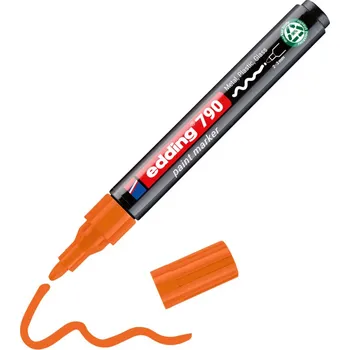 Lakový popisovač Edding 790 PCR, oranžový
