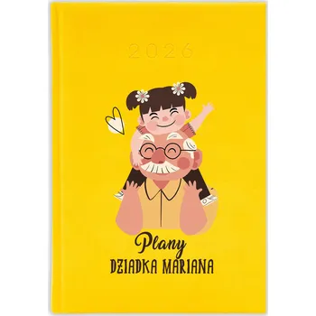 Diář Knižní diář 2026 A5 FunnyCase žlutý