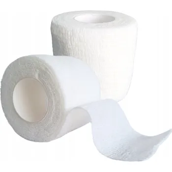 Tejpovací páska SPORTOVNÍ FOTBALOVÁ PÁSKA TEJP NA ŠTULPNY 5CM SAMOLEPICÍ OBINADLO QUANTIRO BÍLÁ