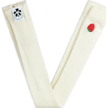 Dívčí legíny Dětské legíny Mini Rodini Strawberry bílá barva, s aplikací, 25760133 00X, vel. 80-86