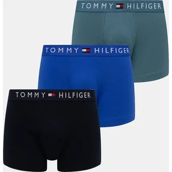Pánské spodní prádlo Boxerky Tommy Hilfiger 3-pack UM0UM03521 modrá 55C, vel. S