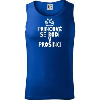 Princové se rodí v prosinci - Tílko pánské Core - S ( Královská modrá )