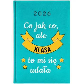 Kalendář Knižkový kalendář 2026 A5 FunnyCase modrý