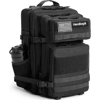 turistický batoh HeroBag Sportovní Athlet 25 l, černý