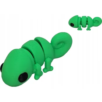 Figurka chameleon mini pohyblivý zoo farma zvířátko