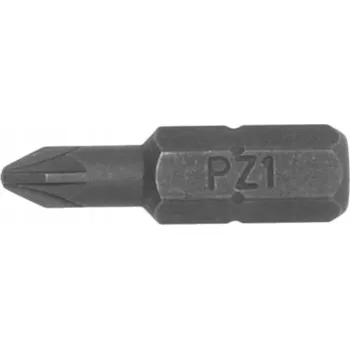 Bit Křížový bit Pozidriv PZ01 1/4" délka 25 mm, 3 ks