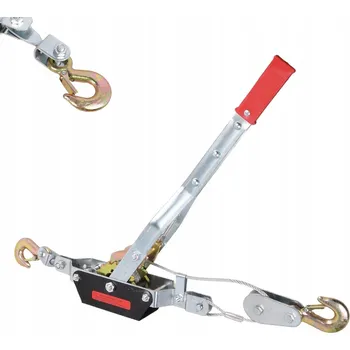 RUČNÍ LANOVÝ NAVIJÁK 2T, NOSNOST 2000 kg, S HÁKY