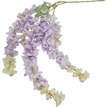 umělá květina UMĚLÁ KVĚTINA GLICINIE BÍLÁ