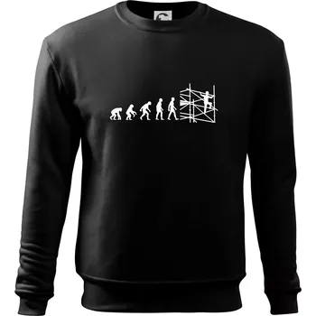 Evoluce lešení - Mikina Essential dětská - 146 cm/10 let ( Černá )