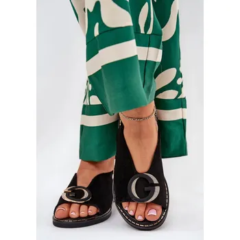 Dámské sandále Ploché sandály s ozdobou a nastavitelným páskem pro ženy, 37 i240_210141_2:37