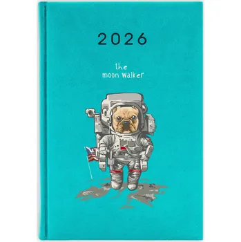 Kalendář Knižkový kalendář 2026 A5 FunnyCase modrý