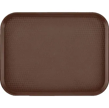 Cambro Polypropylenový tác fast food, střední, Cambro, hnědý, Hnědá, 300x410x(H)19mm