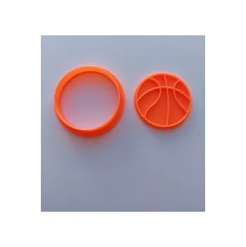 Vykrajovátko Vykrajovátka - BasketballOVÝ MÍČ -sada 2 kusy / 5 cm