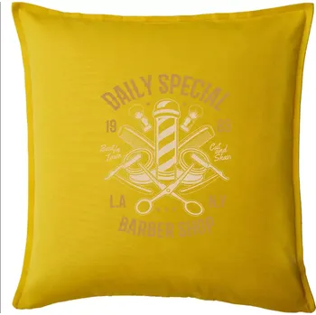 Polštář Daily Special Barber Shop - Polštář 50x50 - 50x50 - Pouze potah ( Žlutá )