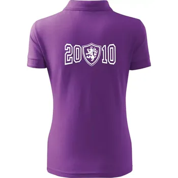 Narozeninový motiv - znak - 2010 - Polokošile dámská Pique Polo - XL ( Fialová )