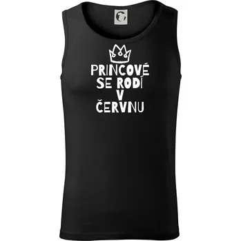 Pánské termoprádlo Princové se rodí v červnu - Tílko pánské Core - XL ( Černá )
