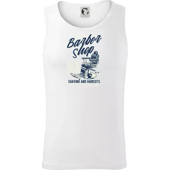 Downtown Barbershop - Tílko pánské Core - S ( Bílá )