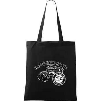 Hasič řemeslník - Taška bavlněná - 42 x 38 cm ( Černá )