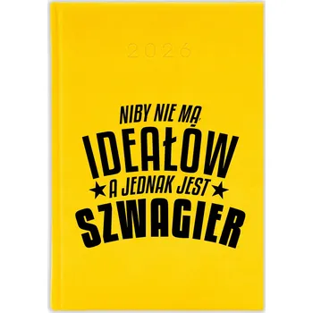 Diář Knižní diář 2026 A5 FunnyCase žlutý