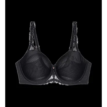 Podprsenka Zmenšující podprsenka Triumph Wild Azalea Florale černá, BLACK 90D i343_10219852-0004-90D