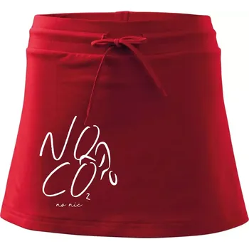 Dámská sukně No co no nic kolo - Sportovní sukně - two in one - XS ( Červená )