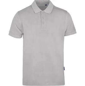 Pánské tričko HRM Vysokogramážová piké polokošile 100% bavlna Barva: šedá jemná, Velikost: 6XL HRM301