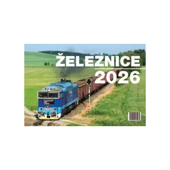 Kalendář Železnice 2026 stolní