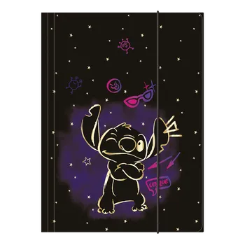 Colorino školní desky s gumičkou, Stitch Gold 3