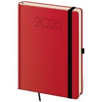 Diář Týdenní diář 2026 New Praga - A5, červený
