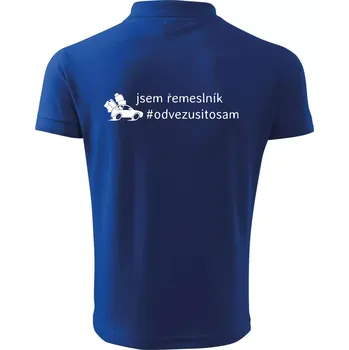 Pánská košile Odvezu si to sám - Polokošile pánská Pique Polo 203 - 2XL ( Královská modrá )