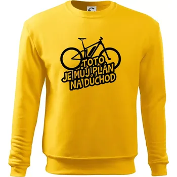 Pánská mikina Ebike plán na důchod - Mikina Essential pánská - L ( Žlutá )