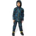 ESITO Dětská softshellová bunda DUO Galaxie - modrá / 92 - 116 modrá