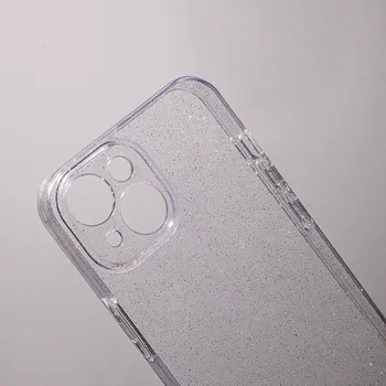 Pouzdro na mobilní telefon Apple iPhone 8 silikonové pouzdro Shine case transparentní
