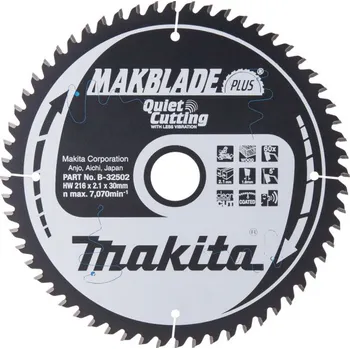 Pilový kotouč MAKITA KOTÚČ PÍLOVÝ 216 x 30 mm 60 z