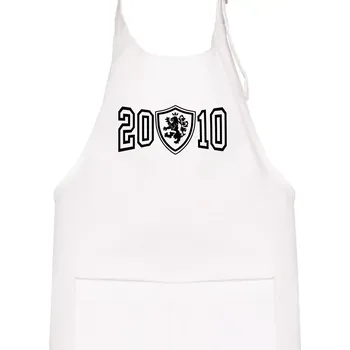 Kuchyňská zástěra Narozeninový motiv - znak - 2010 - Dětská zástěra na vaření - Univerzální velikost ( Bílá )